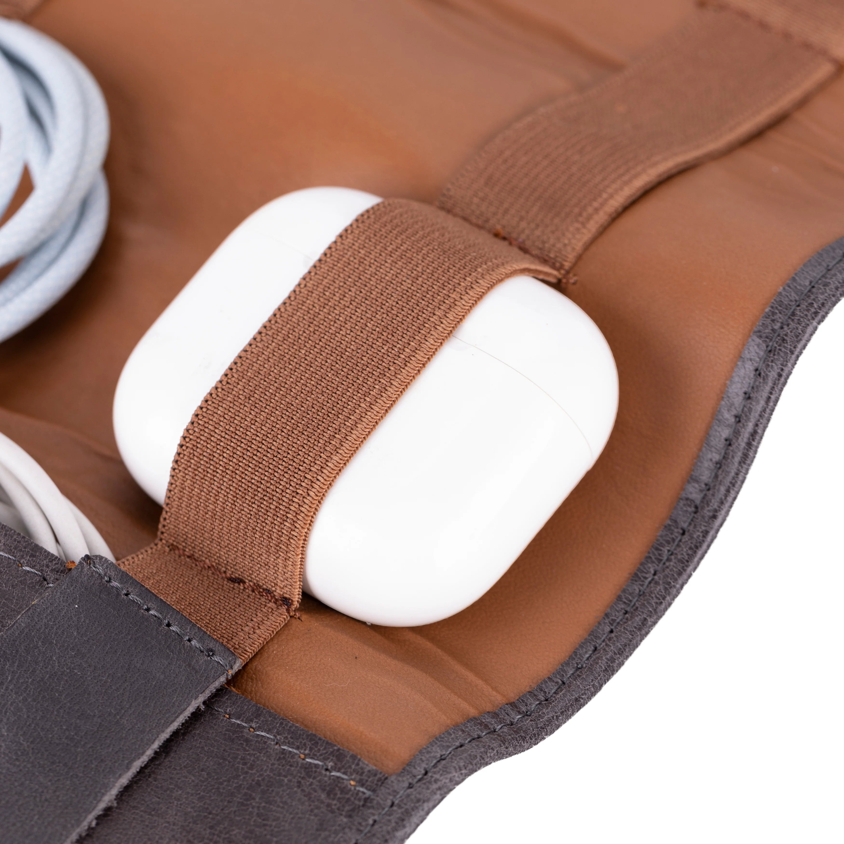 Bali Genuine Leather Cable Organizer