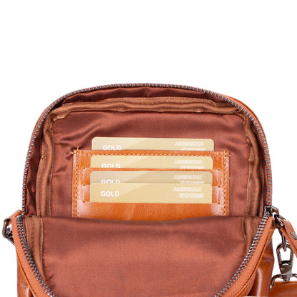 Pisa Genuine Leather Crossbody Bag