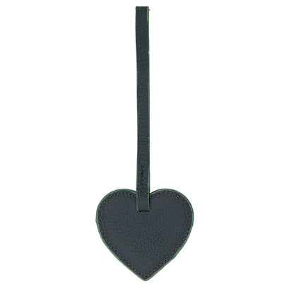 Heart Leather Bag Charm