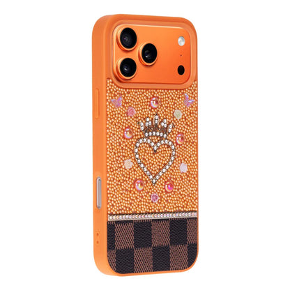 Vissel Heart Crystal Luxury Case for iPhone 17 Pro Max