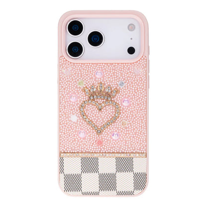Vissel Heart Crystal Luxury Case for iPhone 17 Pro