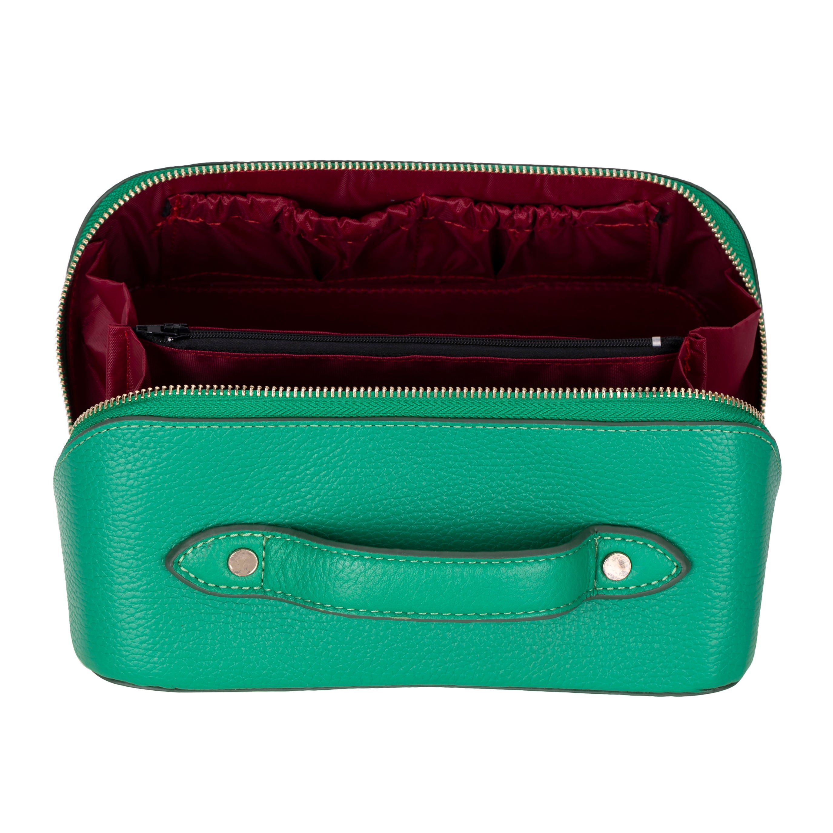 Elena Leather Make-Up Bag