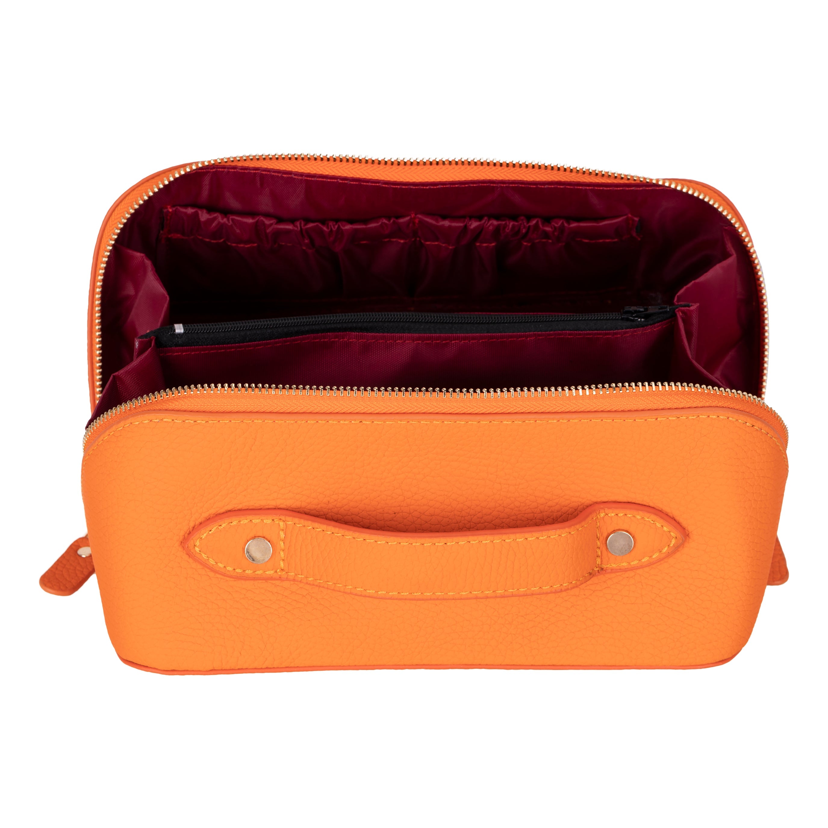 Elena Leather Make-Up Bag