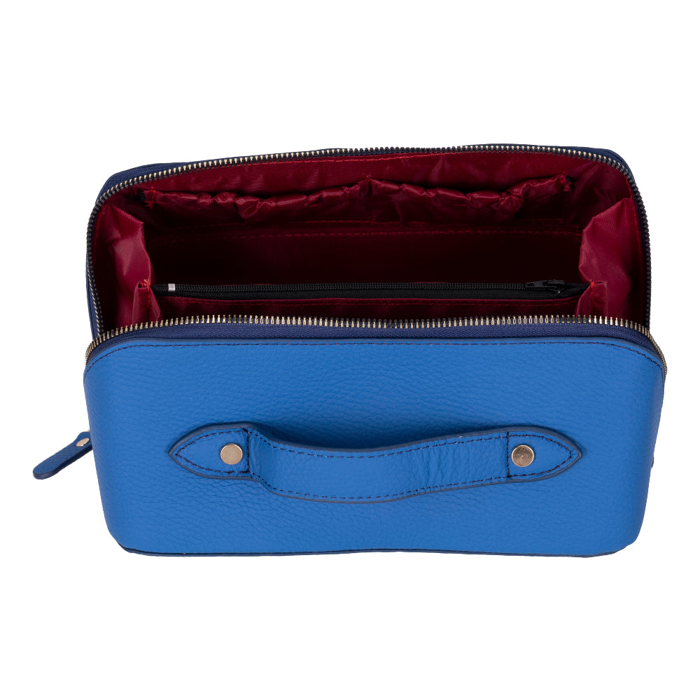 Elena Leather Make-Up Bag