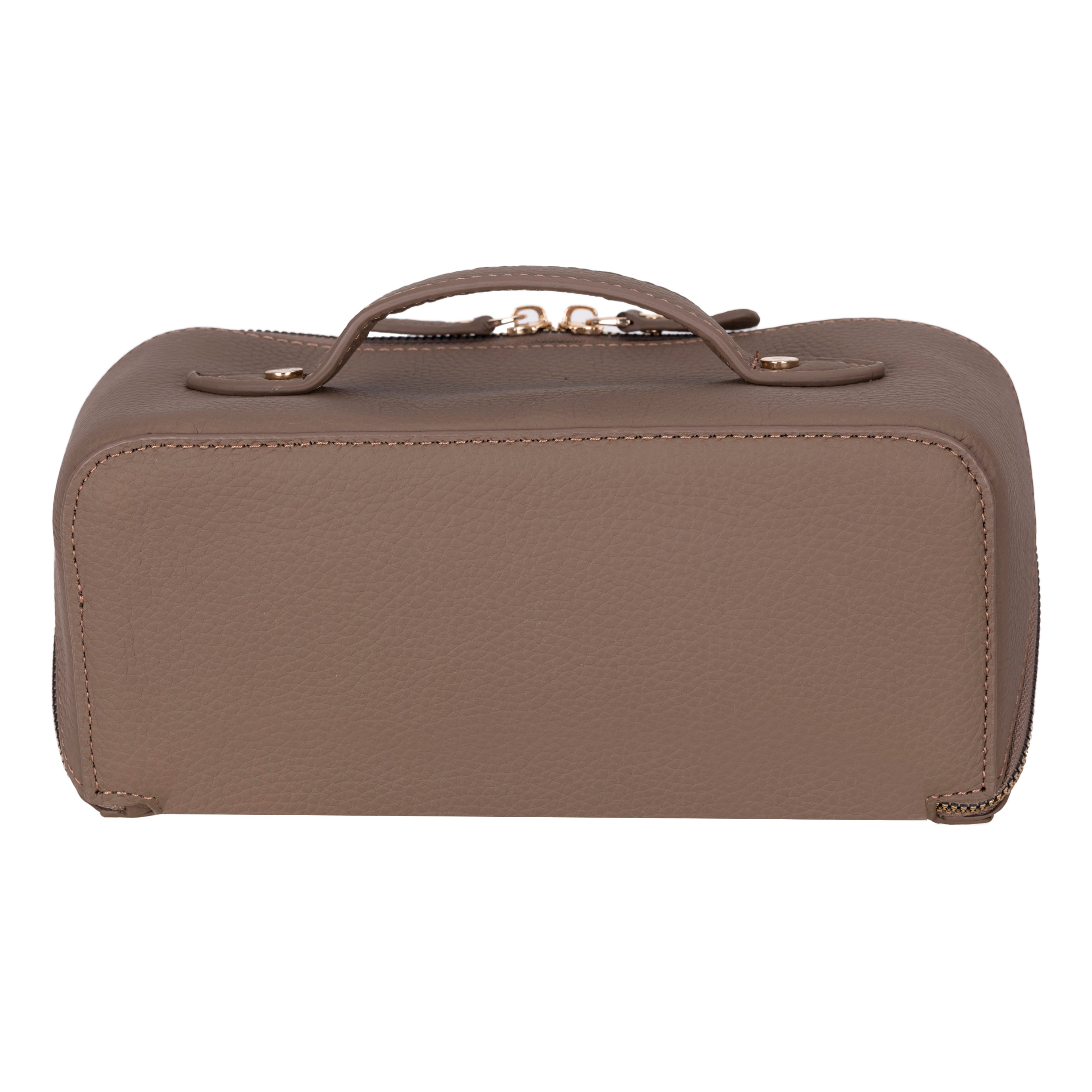 Soluno Leather Make up Bag