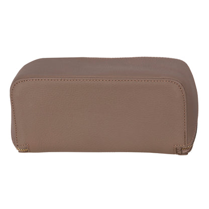 Elena Leather Make-Up Bag