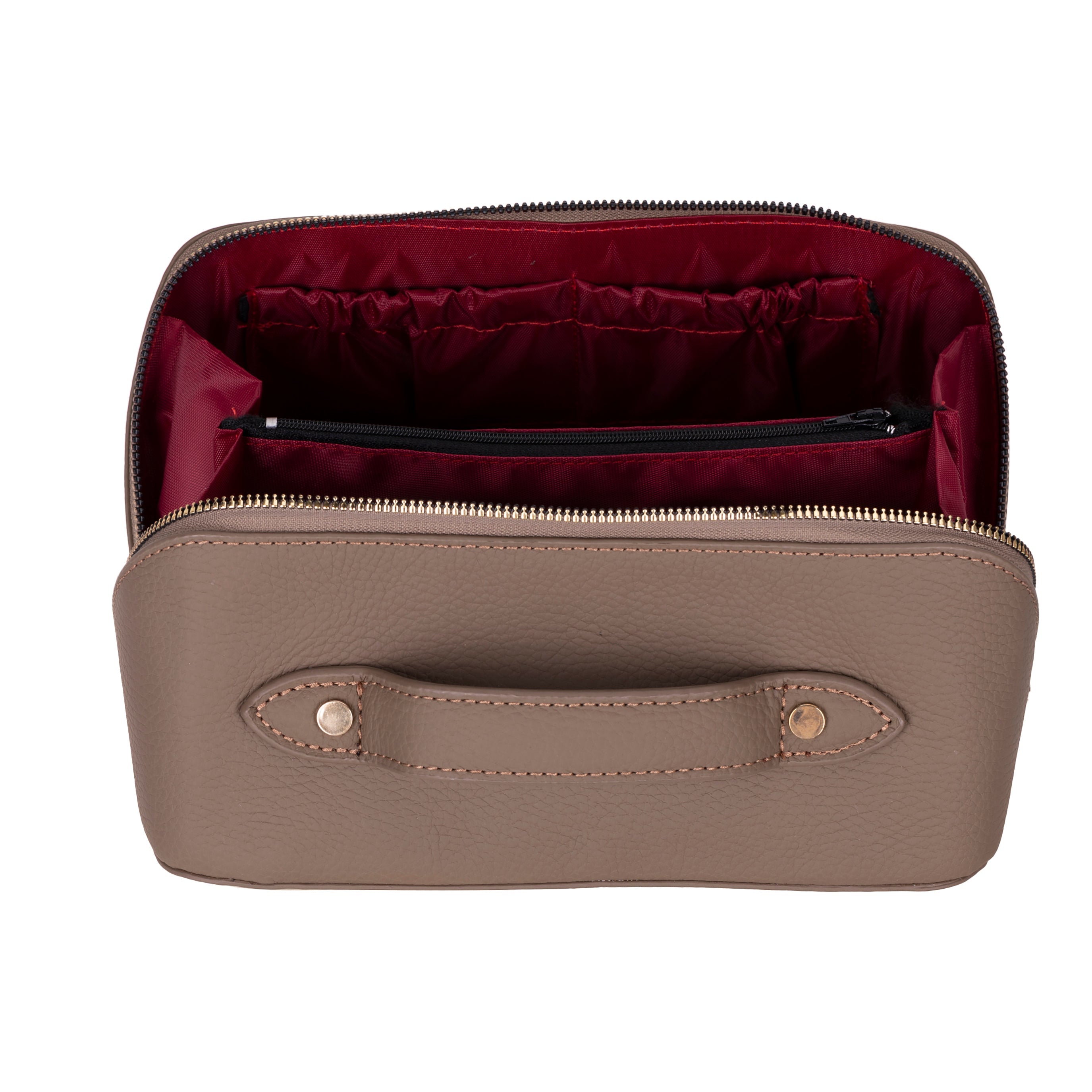 Elena Leather Make-Up Bag