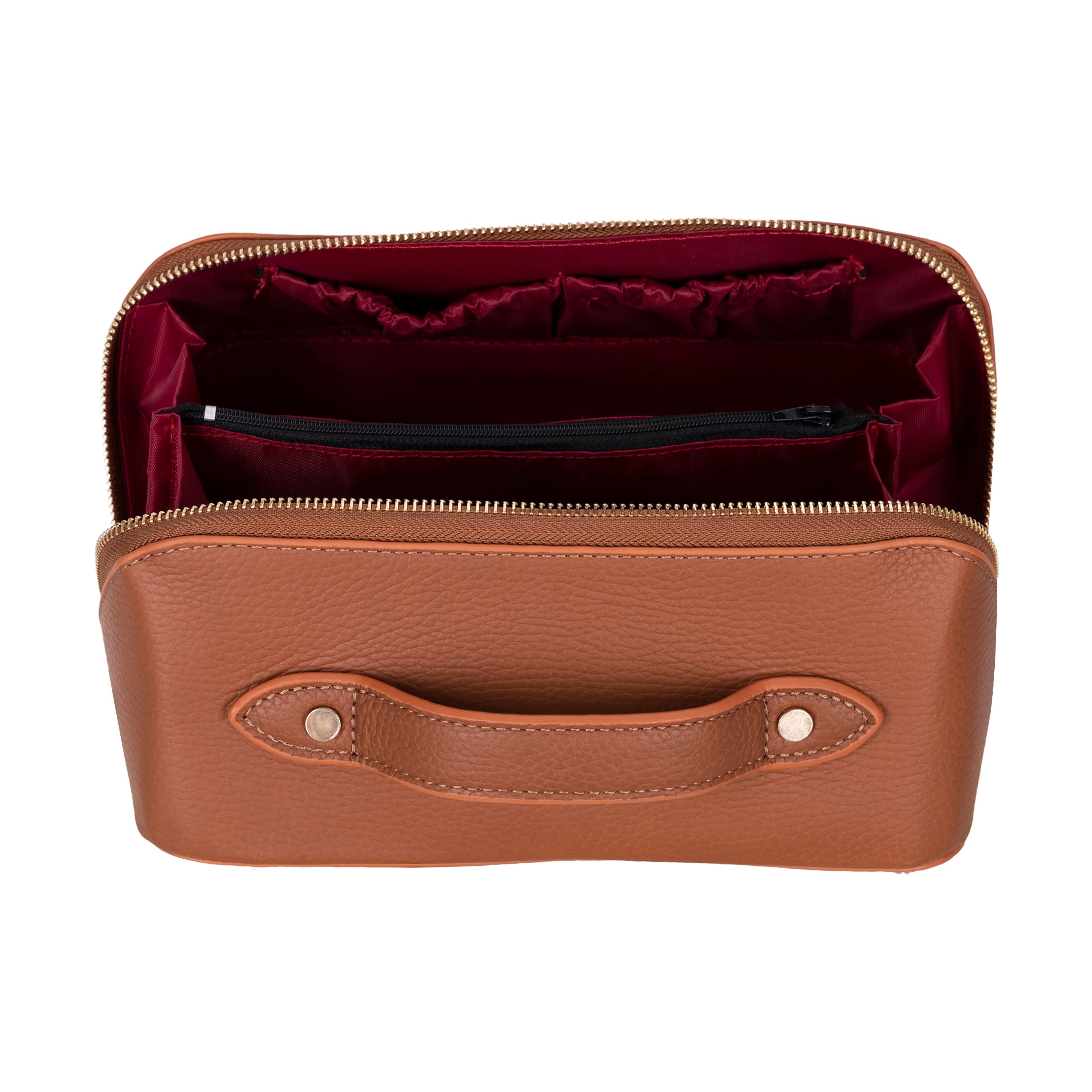 Elena Leather Make-Up Bag