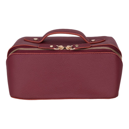 Elena Leather Make-Up Bag