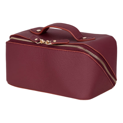 Soluno Leather Make up Bag