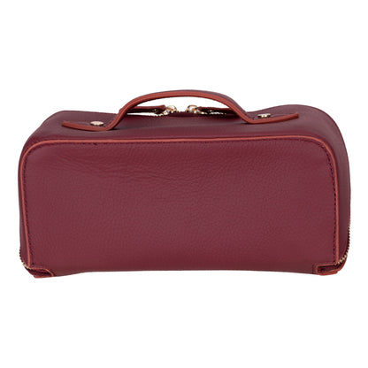 Soluno Leather Make up Bag