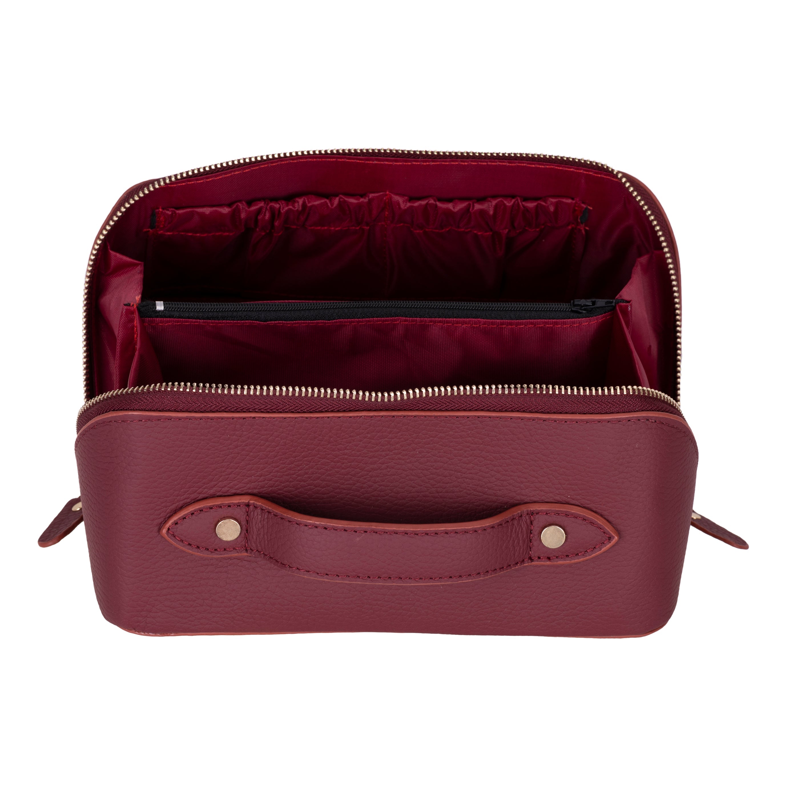 Elena Leather Make-Up Bag