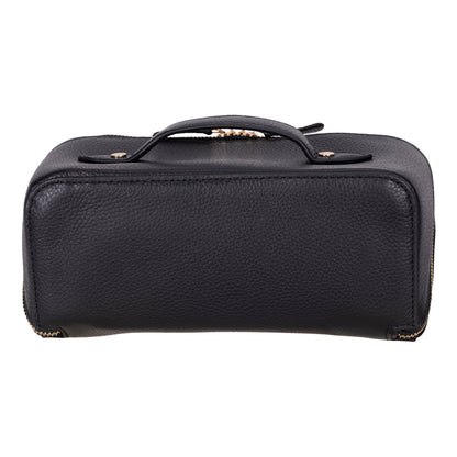 Elena Leather Make-Up Bag