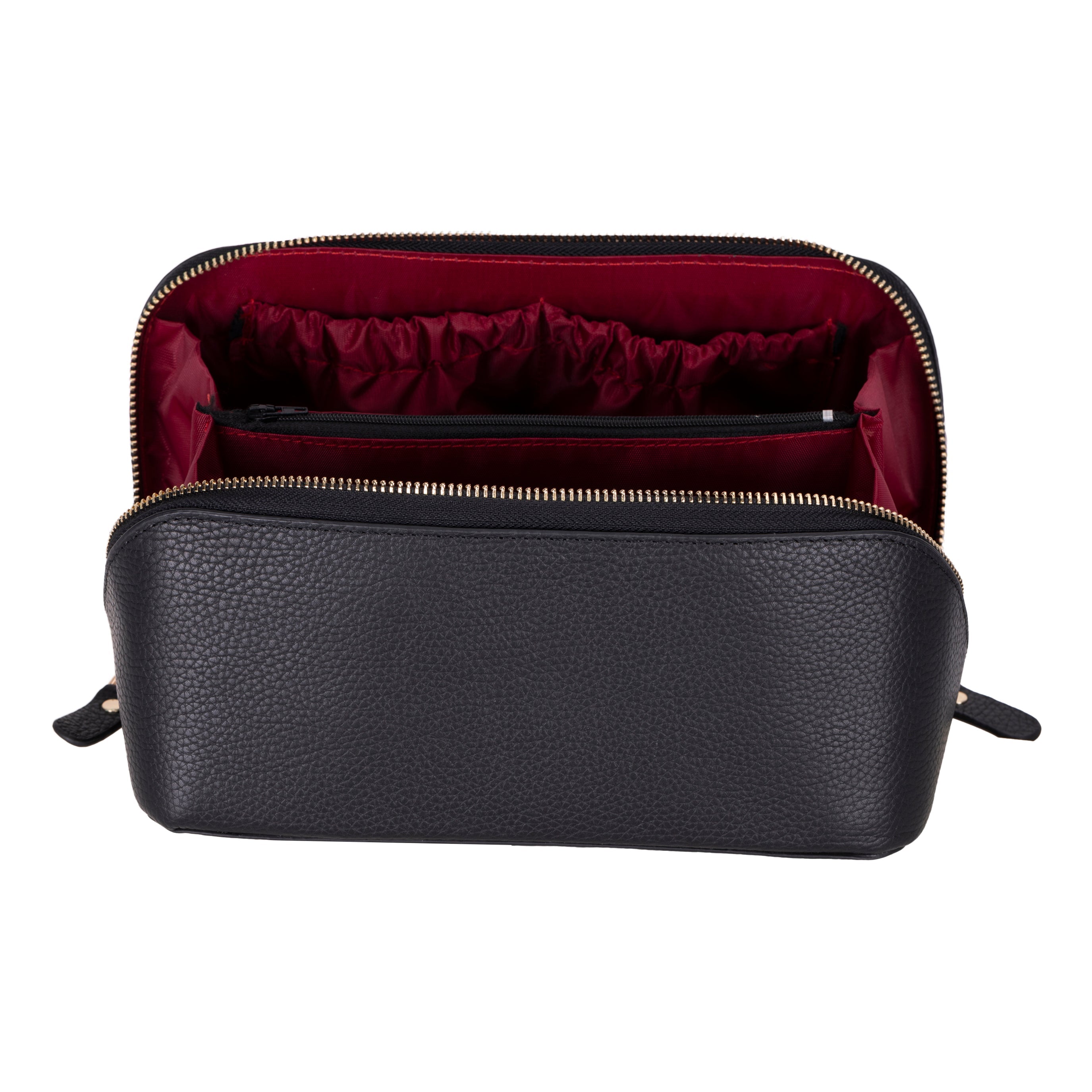 Soluno Leather Make up Bag