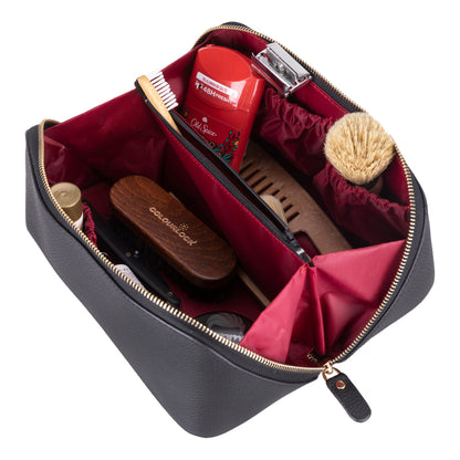 Elena Leather Make-Up Bag