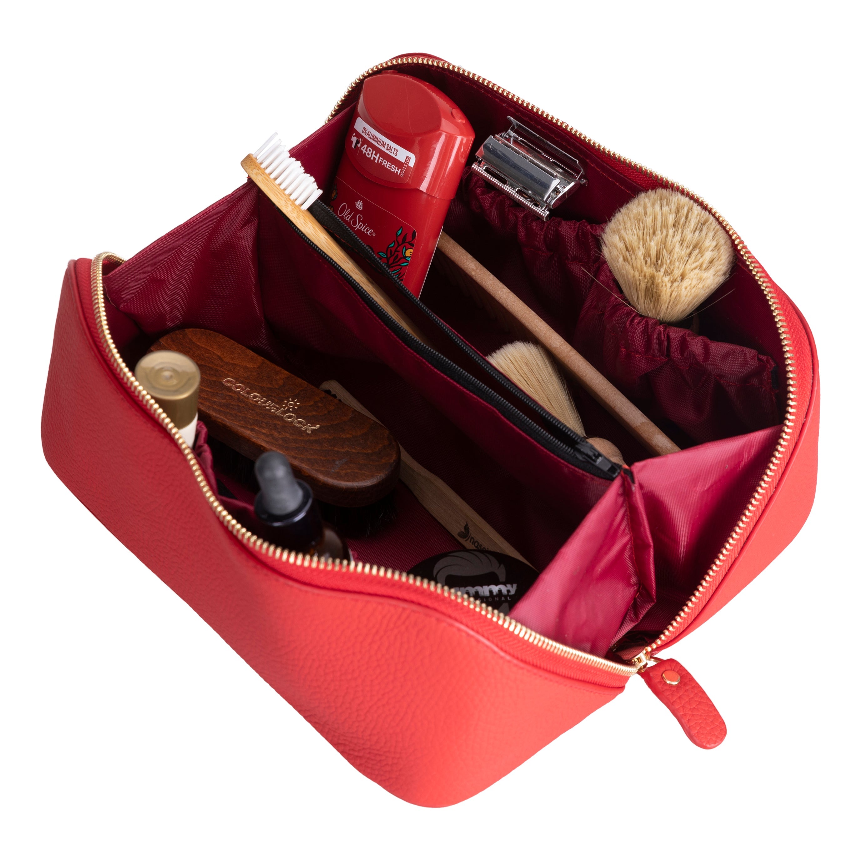 Elena Leather Make-Up Bag