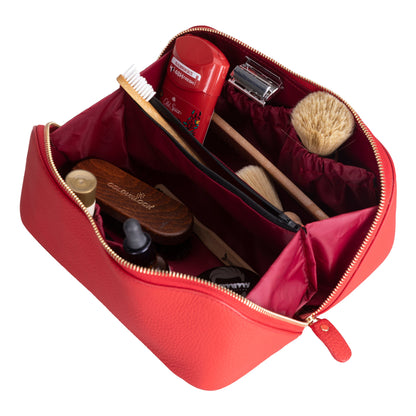 Elena Leather Make-Up Bag