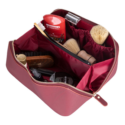 Elena Leather Make-Up Bag