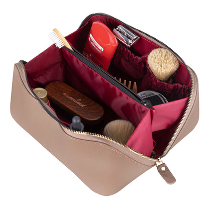 Elena Leather Make-Up Bag