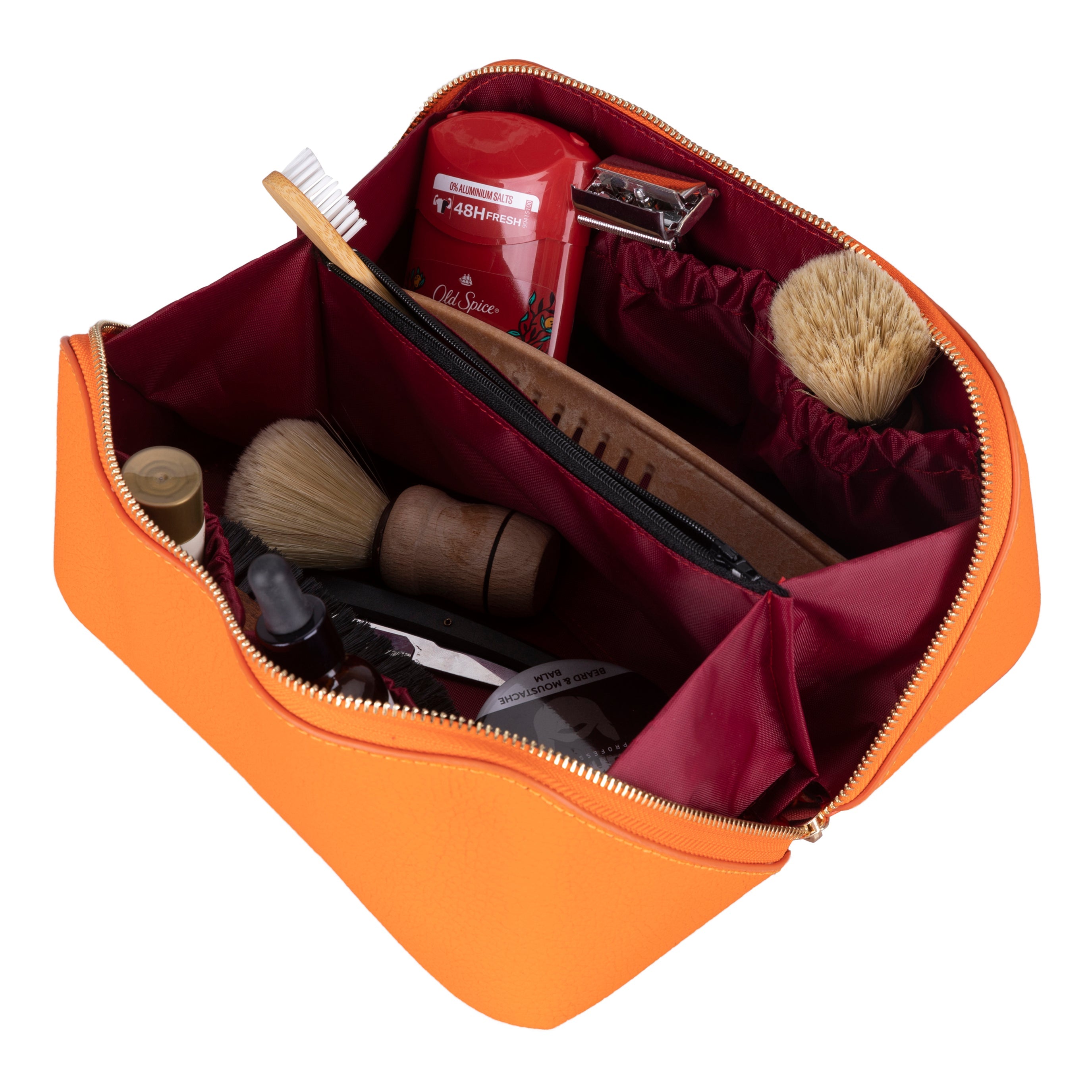 Elena Leather Make-Up Bag