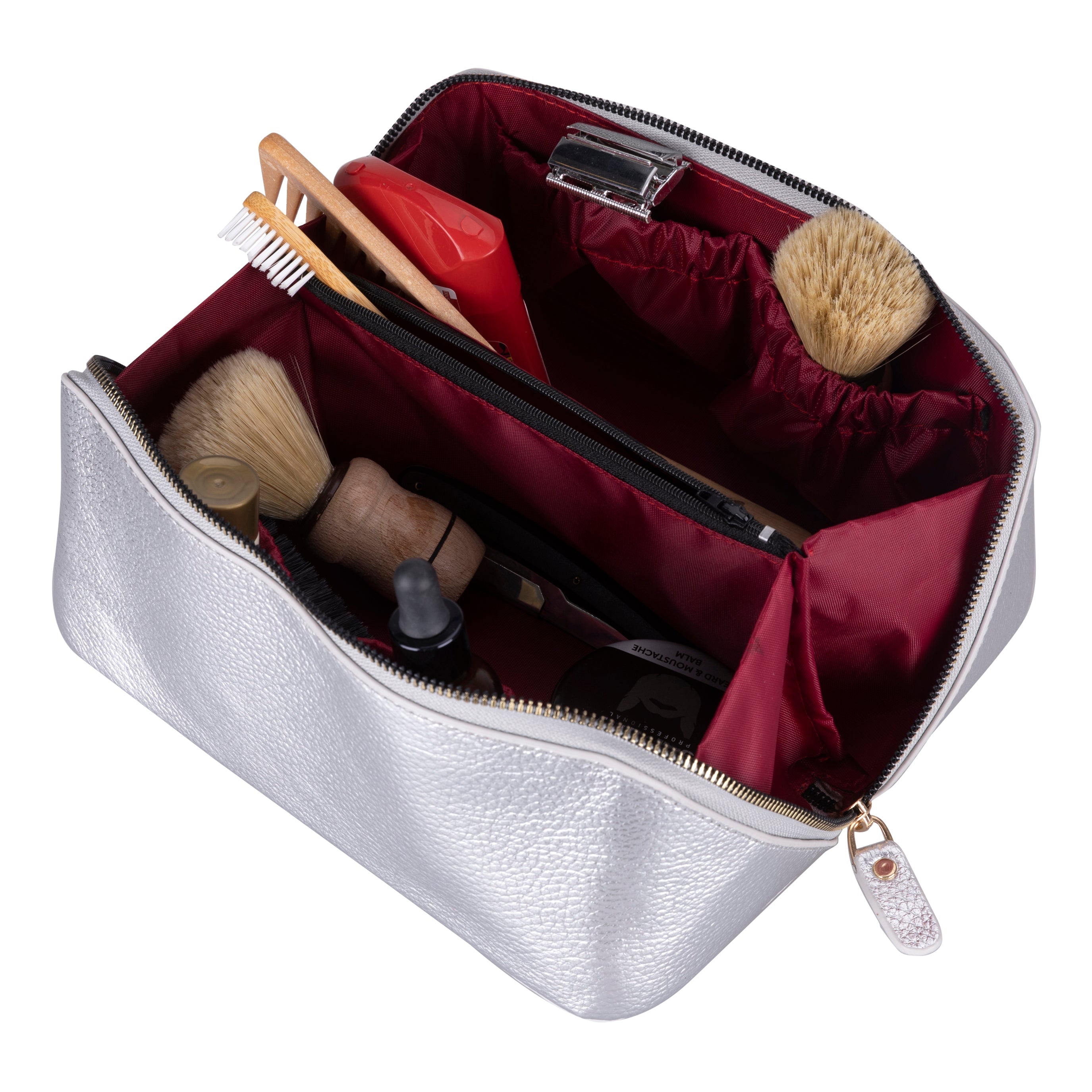 Elena Leather Make-Up Bag