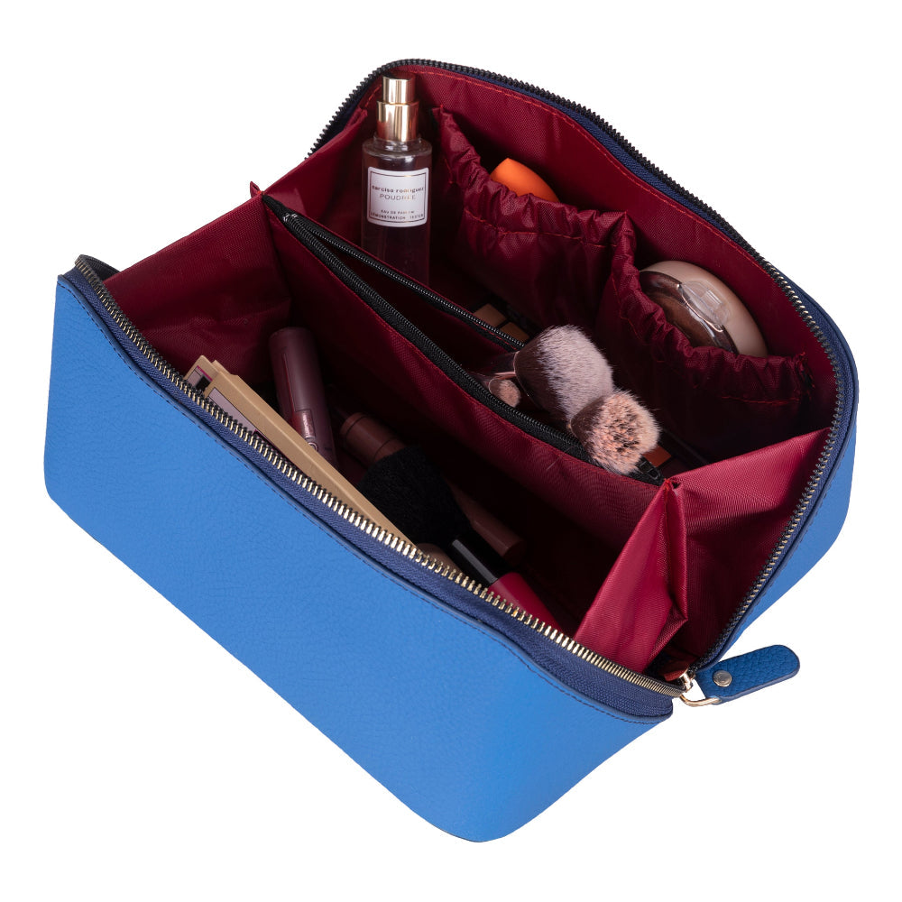 Elena Leather Make-Up Bag