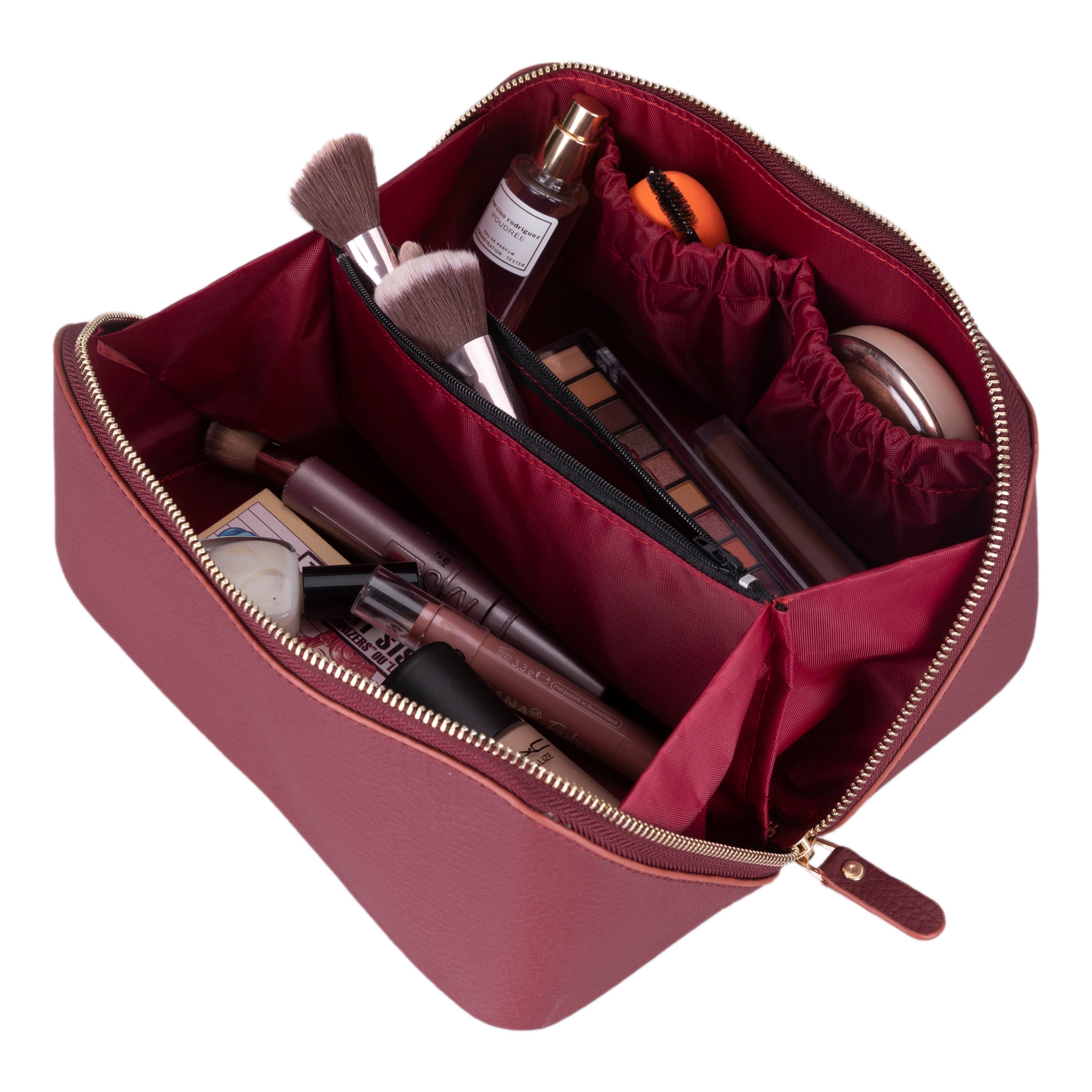 Elena Leather Make-Up Bag