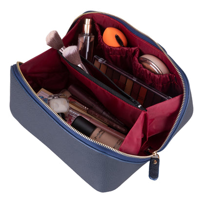 Elena Leather Make-Up Bag