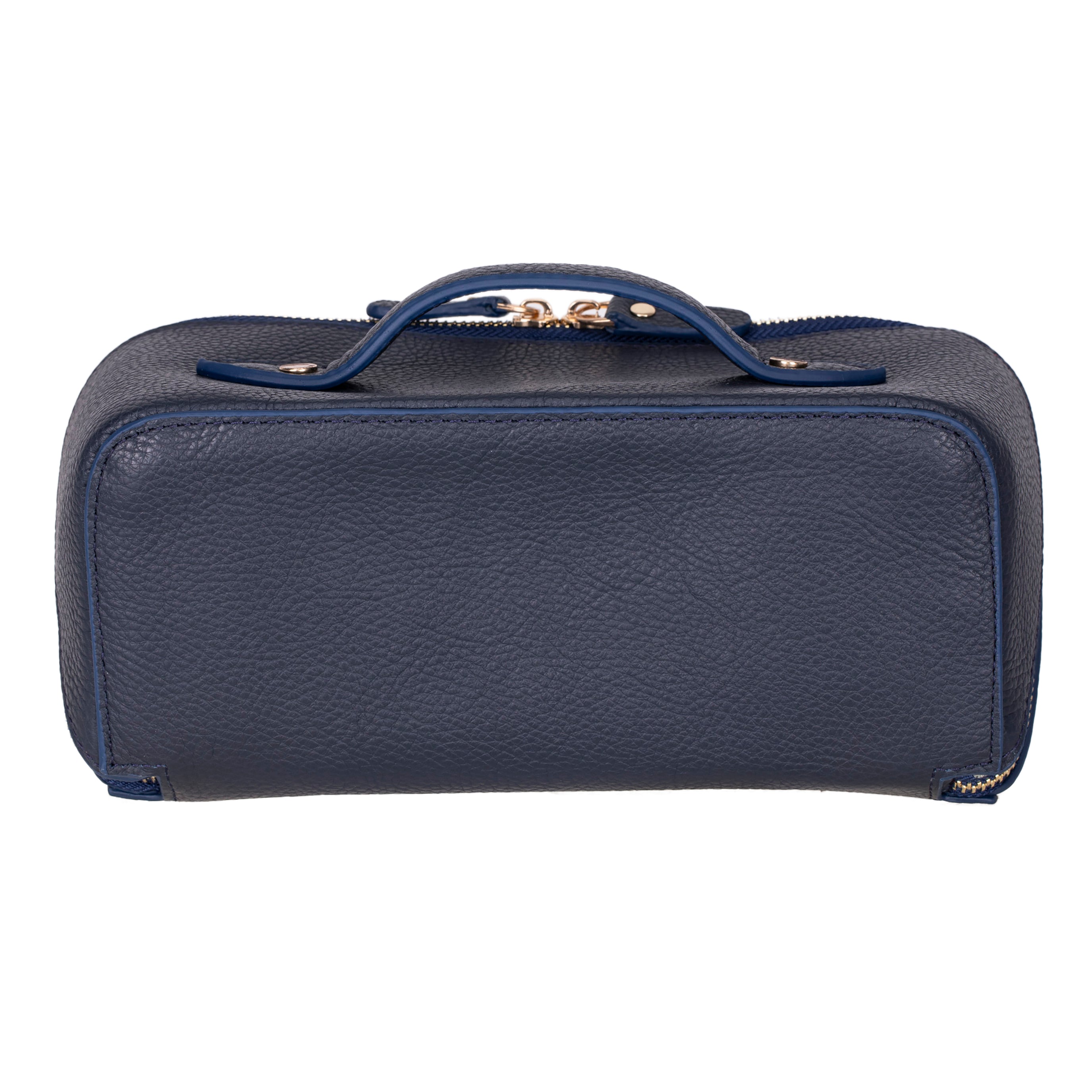 Elena Leather Make-Up Bag