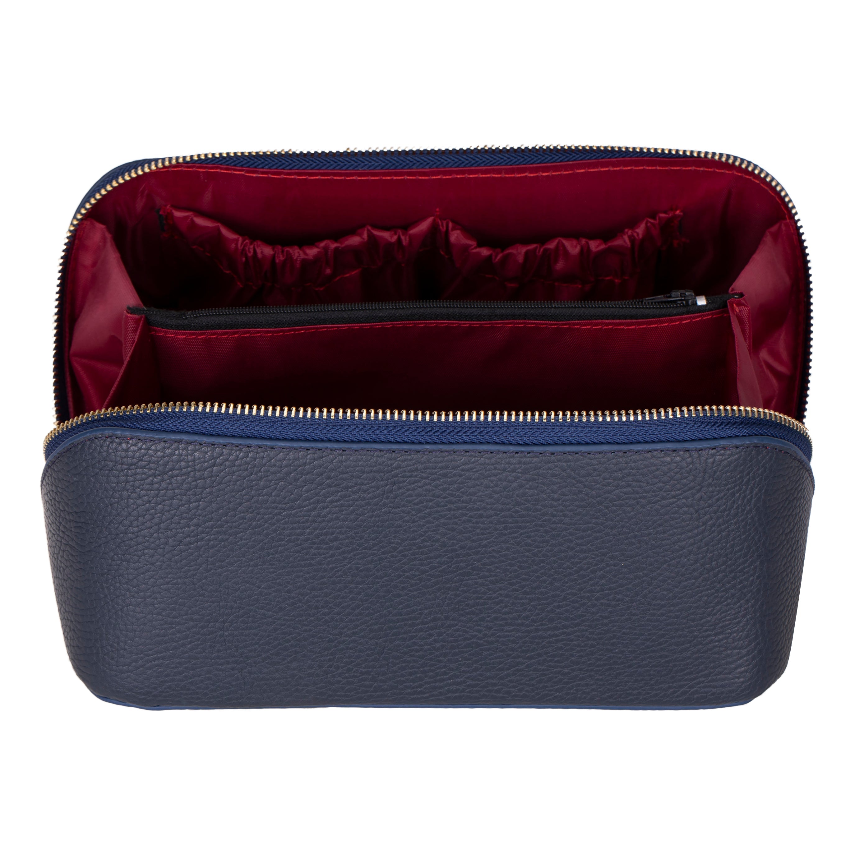 Elena Leather Make-Up Bag