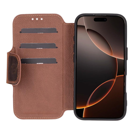 Matrix iPhone 16 Pro Leather Folio Case