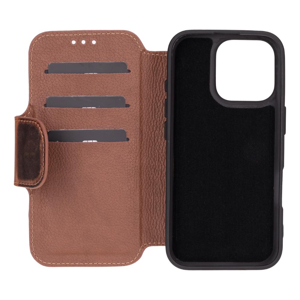 Infinix iPhone 16 Pro Leather Folio Case