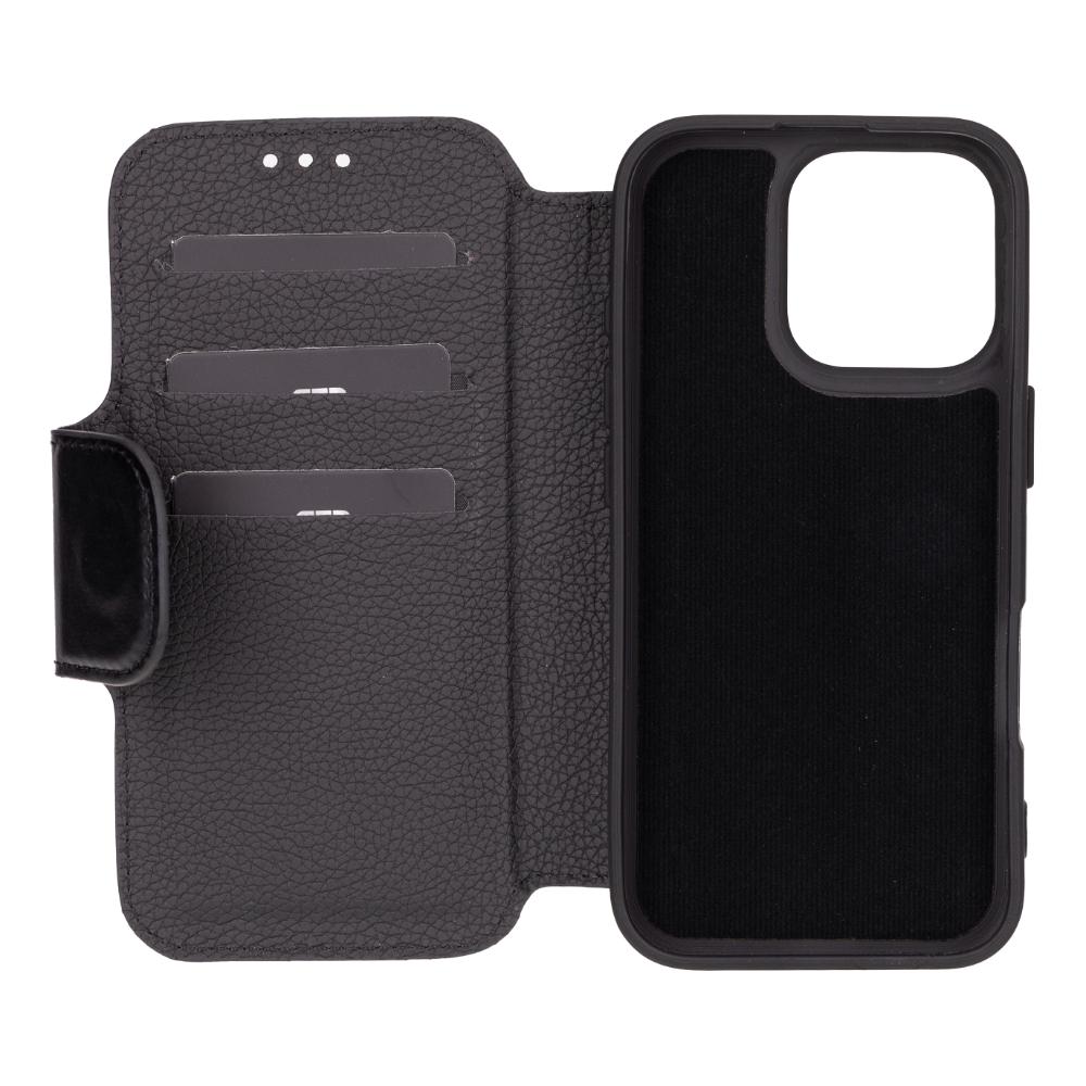 Matrix iPhone 16 Pro Leather Folio Case