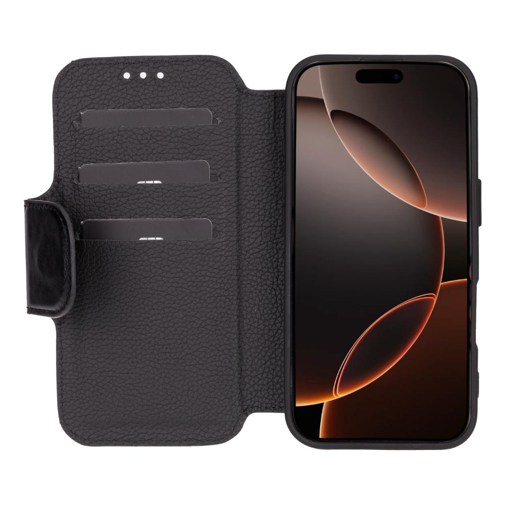 Matrix iPhone 16 Pro Leather Folio Case