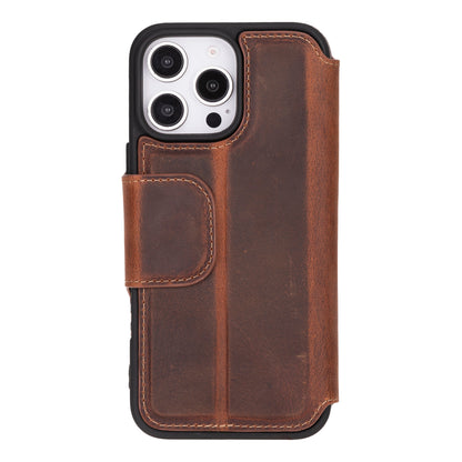 Firenze iPhone 16 Pro Max Leather Folio Case