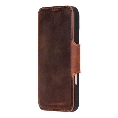 Firenze iPhone 16 Pro Max Leather Folio Case