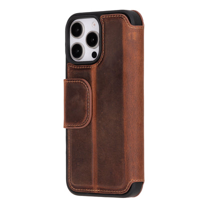 Firenze iPhone 16 Pro Max Leather Folio Case