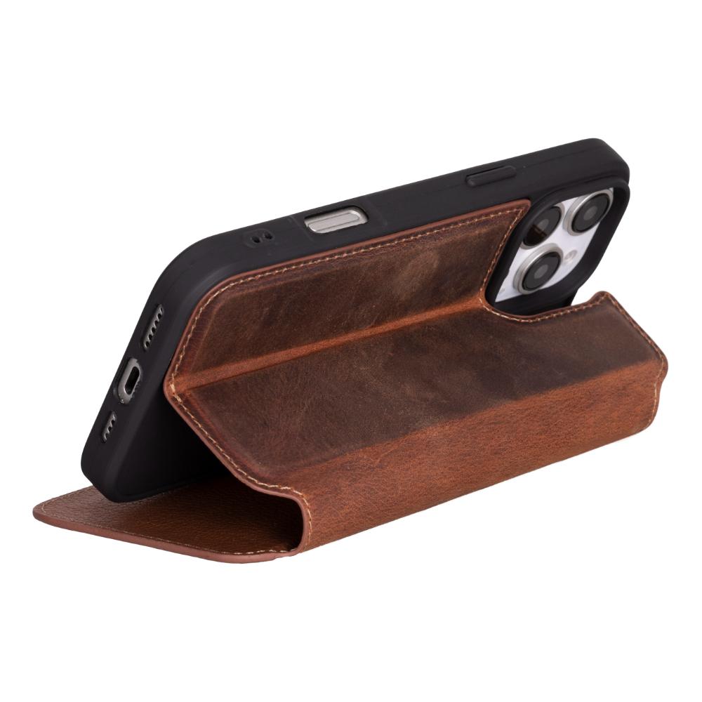 Matrix iPhone 16 Pro Leather Folio Case