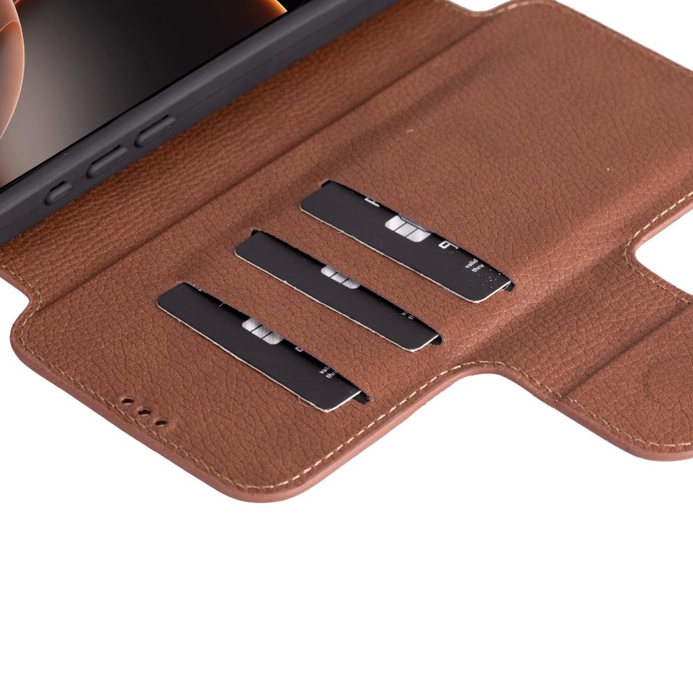 Matrix iPhone 16 Pro Leather Folio Case