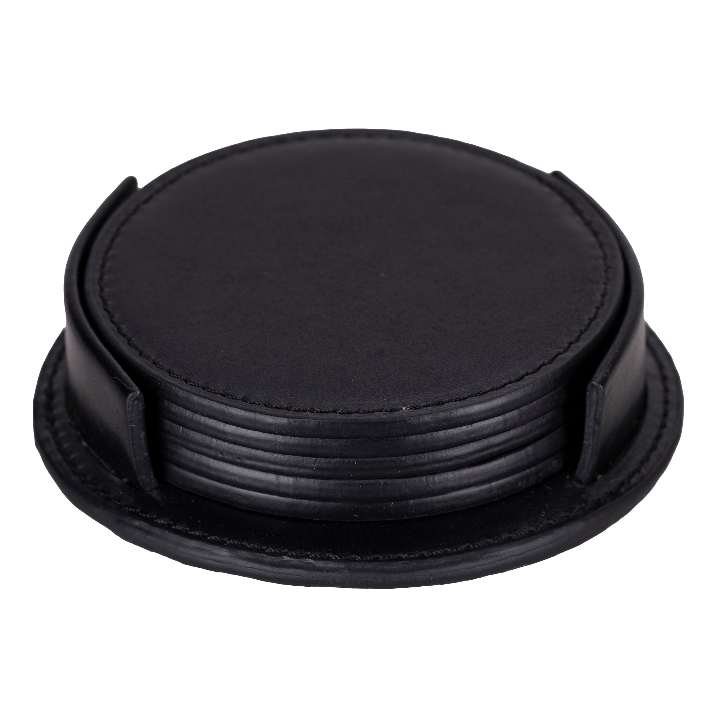 Divine Leather Cup Coaster Set