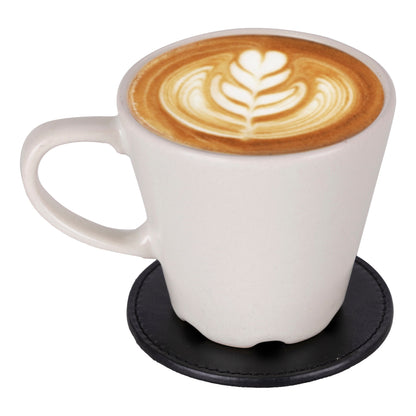 Lavo Leather Cup Coaster Set