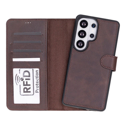 Magic Samsung Galaxy S26 Ultra Detachable Leather Wallet Case