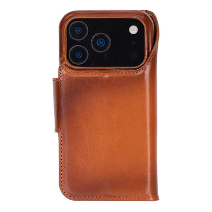 Elite Magic iPhone 17 Pro Max Leather Detachable Wallet Case
