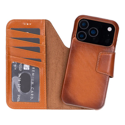 Elite Magic iPhone 17 Pro Max Leather Detachable Wallet Case