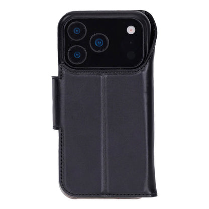 Elite Magic iPhone 17 Pro Leather Detachable Wallet Case