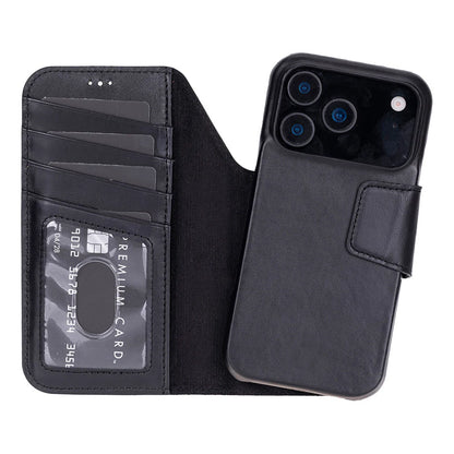 Elite Magic iPhone 17 Pro Max Leather Detachable Wallet Case