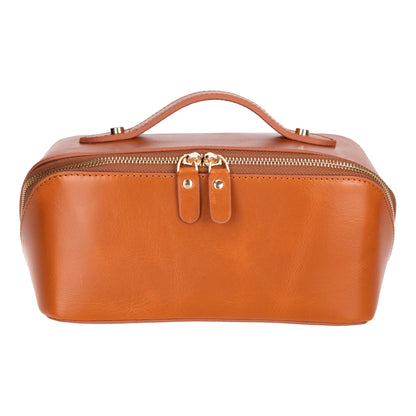 Elena Leather Make-Up Bag