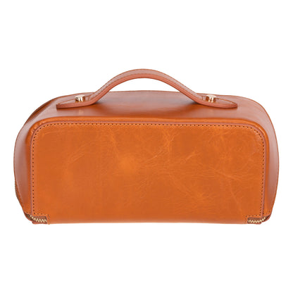 Elena Leather Make-Up Bag