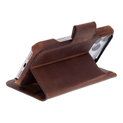 Elite Magic iPhone 17 Pro Max Leather Detachable Wallet Case