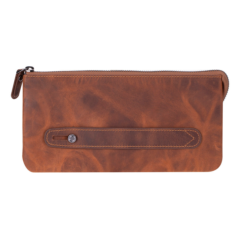 Maesta Leather Clutch Bag